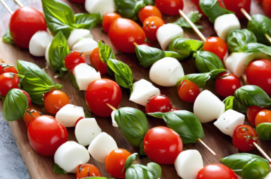 Mini Caprese Skewers