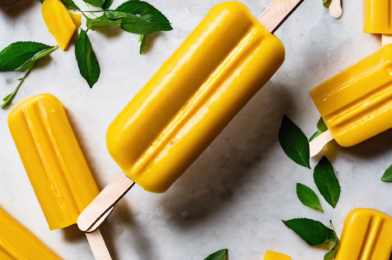 Mango Lassi Popsicles