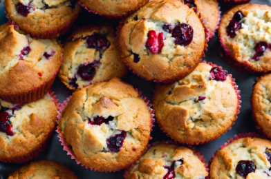 Cranberry Walnut Muffins